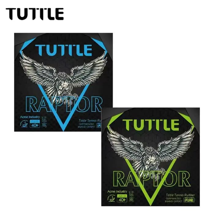 Caoutchouc de tennis de table TUTTLE Raptor 55A 66B à surface desserrée, approuvé ITTF, micro-adhérent, pour raquette d'attaque rapide