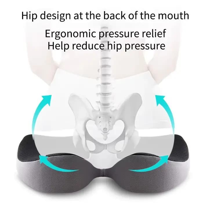 Coussin orthopédique antidérapant en mousse à mémoire de forme