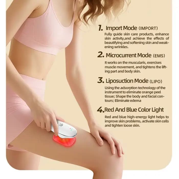 Outil Anti-Cellulite et dispositif de serrage de la peau