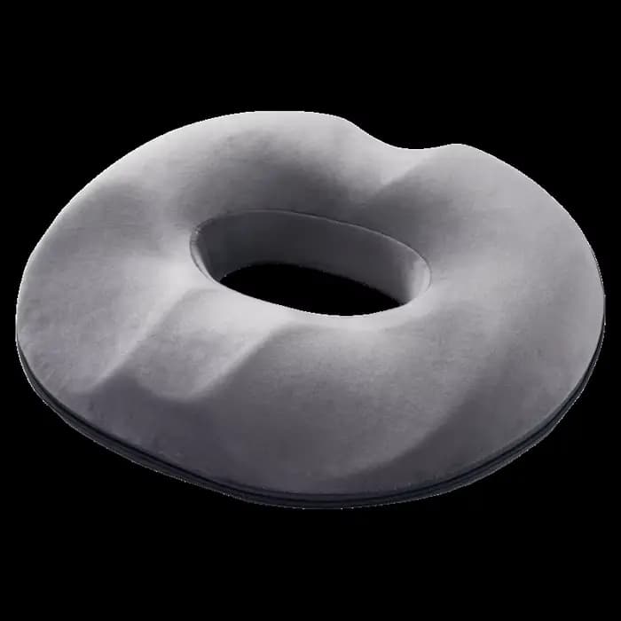 Coussin de siège en mousse à mémoire de forme pour soulager la douleur des hémorroïdes et des coccyx – Donut orthopédique au design creux