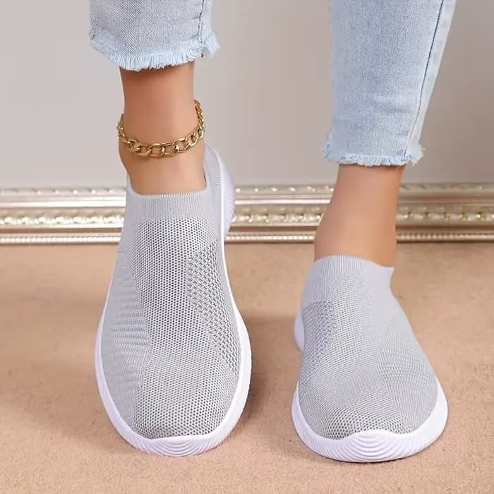 Chaussures pour femmes roses chaussures plates respirantes chaussures élastiques pour femmes baskets Zapatos Mujer chaussures d'été chaussures de sport légères