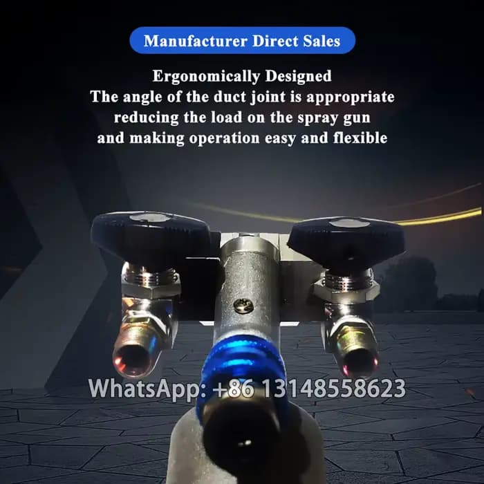 Pistolet pulvérisateur en mousse PolyVrPU pour crevettes, purge d'air, auto-livres, kit d'accessoires