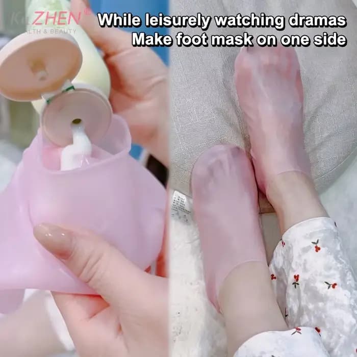 Masque pour les pieds Anti-fissure en Silicone SPA