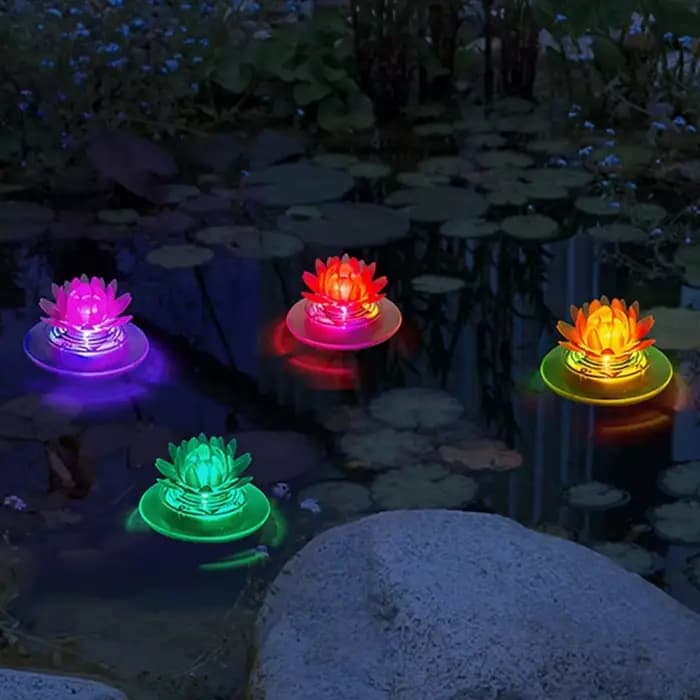 Lampe Solaire Flottante à LED pour Piscine et Fontaine, Éclairage Décoratif d'Extérieur, Étanche, RVB