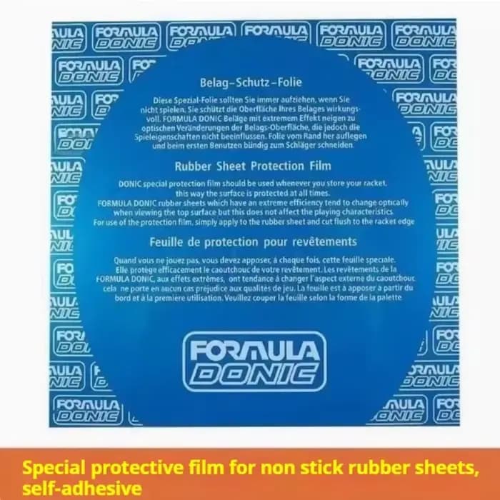 DONIC – Film de protection pour raquette de Tennis de Table, auto-adhésif, anti-poussière, étanche, accessoires pour outils en caoutchouc