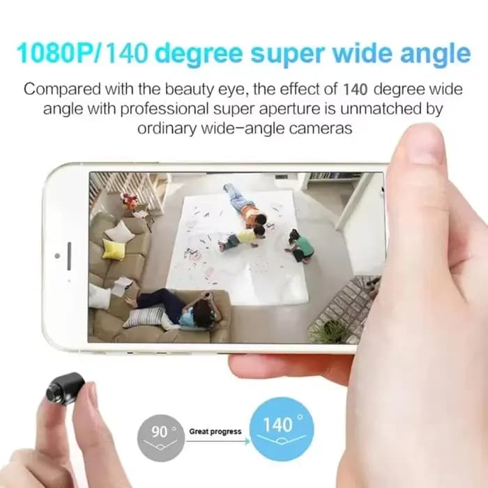 Nouvelle mini caméra X5 1080P, vision nocturne claire, légère, portable, caméras de qualité supérieure, détection de mouvement, caméra de surveillance sans fil WiFi