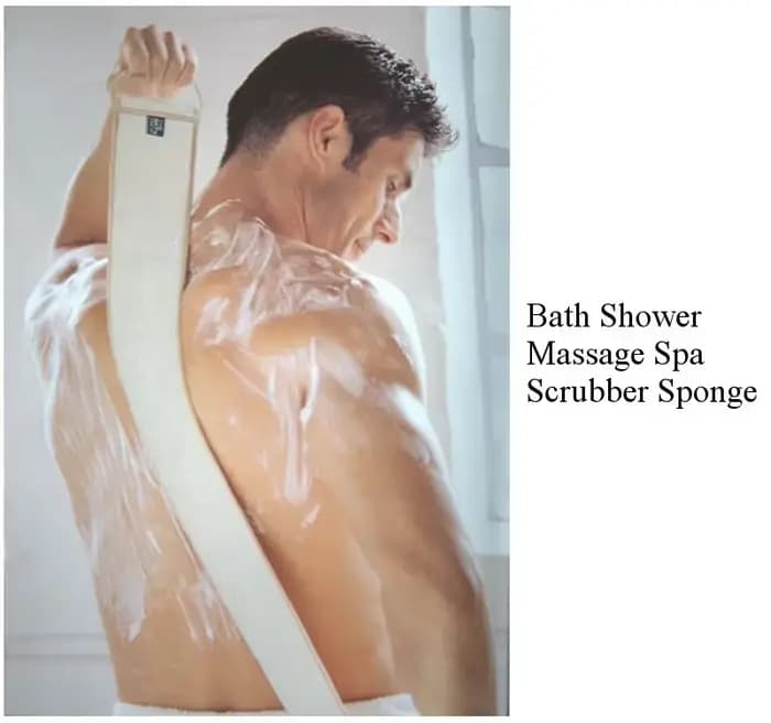 Éponge de massage exfoliante douce naturelle en loofah pour le bain et la douche