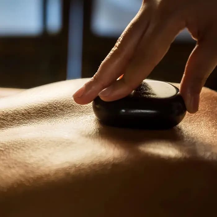 Pierres chaudes pour le massage