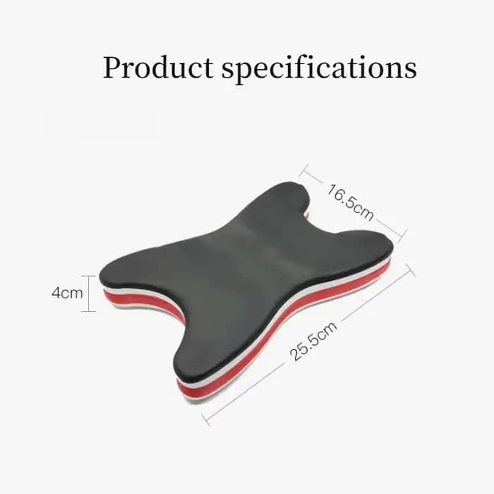 Oreiller de traction cervicale en mousse à mémoire de forme avec design ergonomique