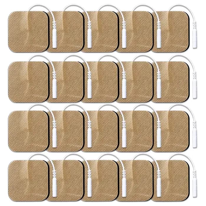 10/20/50/100 pièces tampons de remplacement d'unité TENS 2x2 "électrodes auto-adhésives