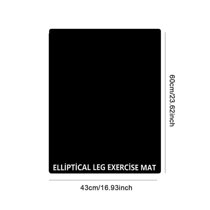 Tapis d'exercice elliptique pour les jambes, à poser sous le bureau, pour une stabilité accrue, tapis d'exercice pour les pieds assis, pour le fitness et le sport