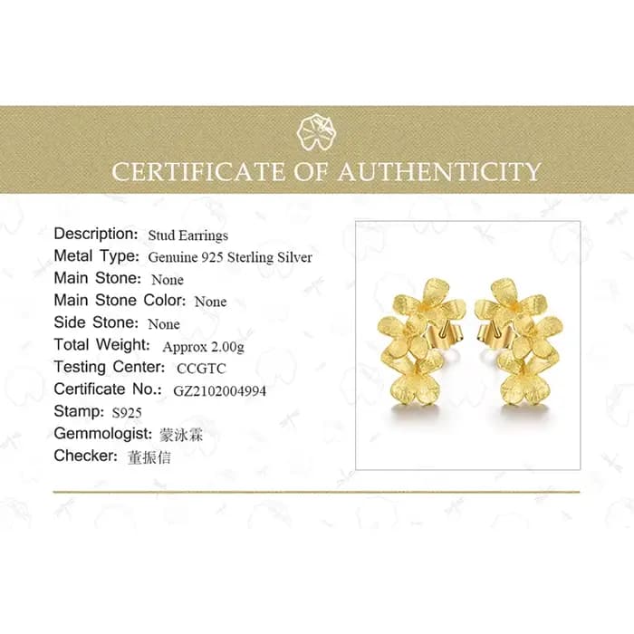 Boucles d'oreilles Lotus Fun Flower dans mon jardin, en argent Sterling 925 véritable, bijoux fins faits à la main, cadeau pour femmes, nouvelle collection