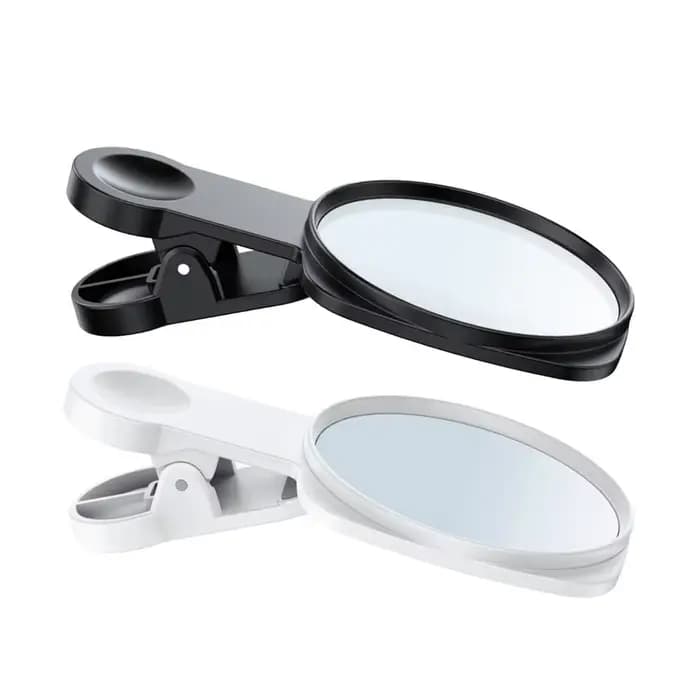 Kit d'objectif d'appareil photo pour smartphone avec miroir selfie et clip pour iPhone Samsung, accessoires pour diffusion en direct, photos, vidéos, selfies et vlogs