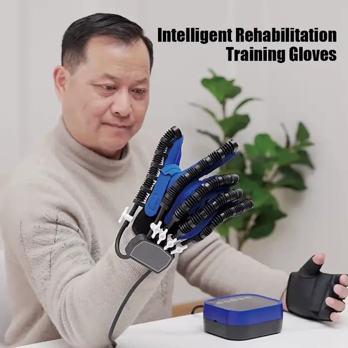 Gants robots pour exercices génitaux des doigts droitiers