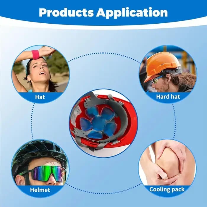 Chapeau rafraîchissant pour la tête – Compresse froide apaisante pour maux