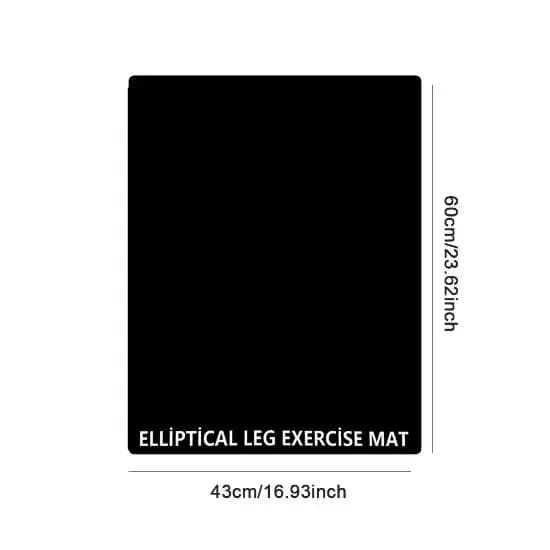 Tapis de Machine d'exercice de jambe d'ellipse, tapis elliptique sous le bureau, tapis de sol souple pour pas à pas, améliore la stabilité pour les équipements d'exercice