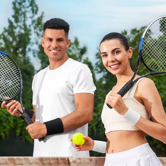 Bracelet de sport absorbant la sueur, protège-poignet évacuant l'humidité pour le Tennis, le basket-ball, la course à pied, 6 pièces
