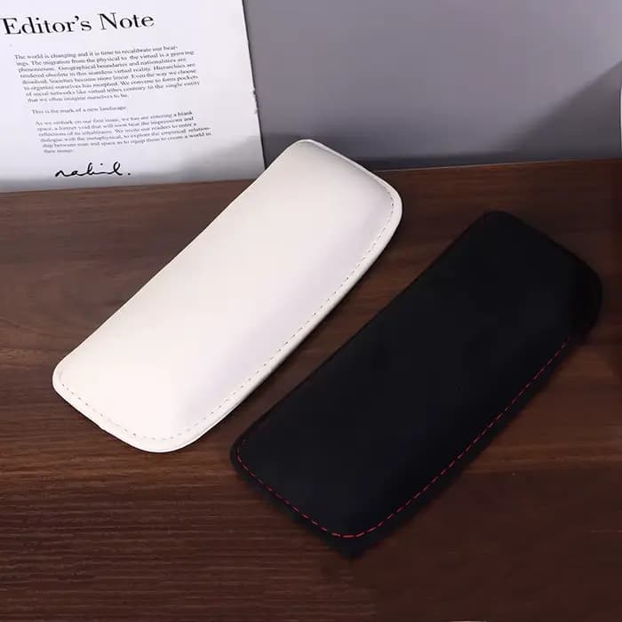 Coussin de genou en cuir pour voiture, coussin intérieur confortable et élastique en mousse à mémoire de forme, support de cuisse, accessoires intérieurs pour voiture