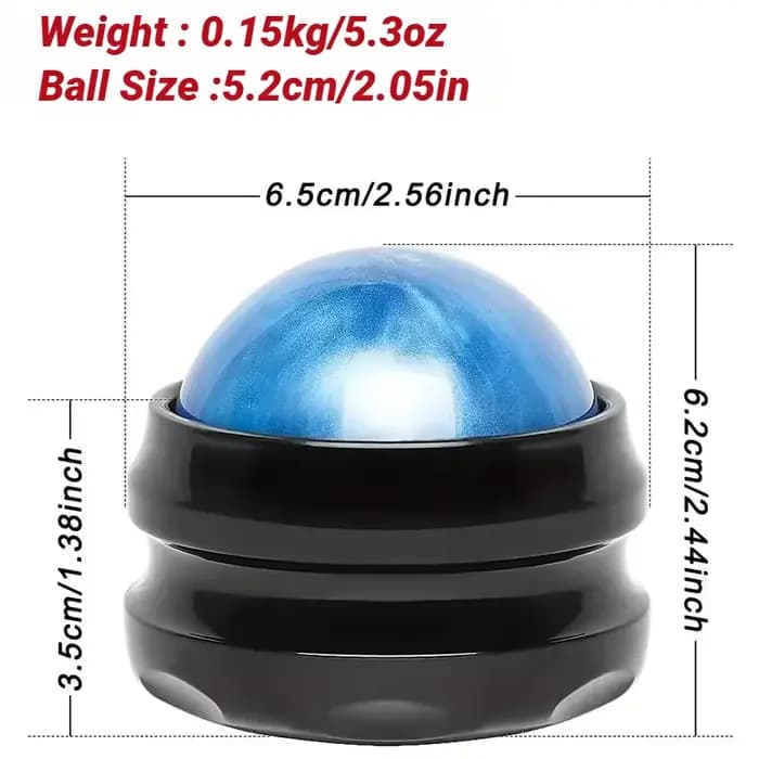 1 pièces rouleau de Massage manuel balle taille hanche relaxant libération du Stress Relaxation musculaire masseur soulagement de la douleur corporelle thérapie pied dos
