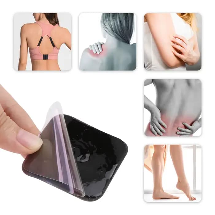 Électrode Tens de physiothérapie Coussinets Gel conducteur thérapeutique pression d'impulsion électrique Compex stimulateur musculaire patchs de Massage