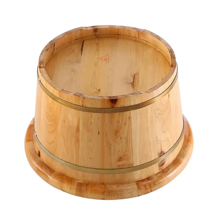 Baignoire à pieds en bois