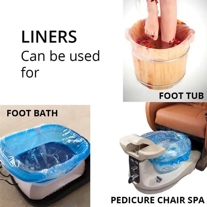 Doublures jetables pour pédicure et Spa