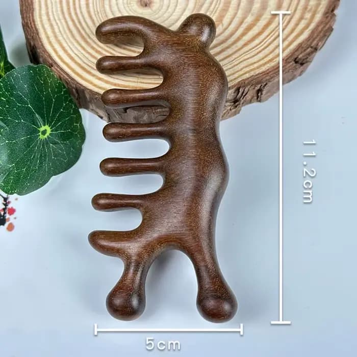 Cuir chevelu détendre méridien peigne de Massage antistatique Circulation sanguine tête