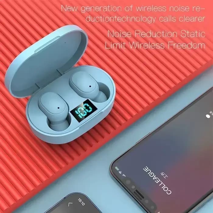 E6S sans fil Bluetooth écouteurs TWS Bluetooth casque sans fil écouteurs antibruit avec Microphone casque