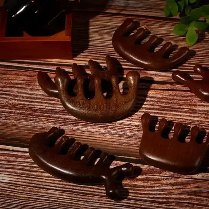 Peigne de massage Gua Sha à dents larges