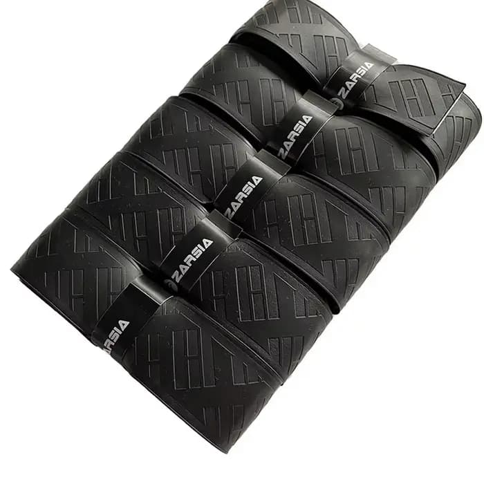 Raquette de tennis en cuir PU noir, surgrip intérieur, squash de badminton, absorption de la sueur, antichoc, raquette non ald, poignée de sport