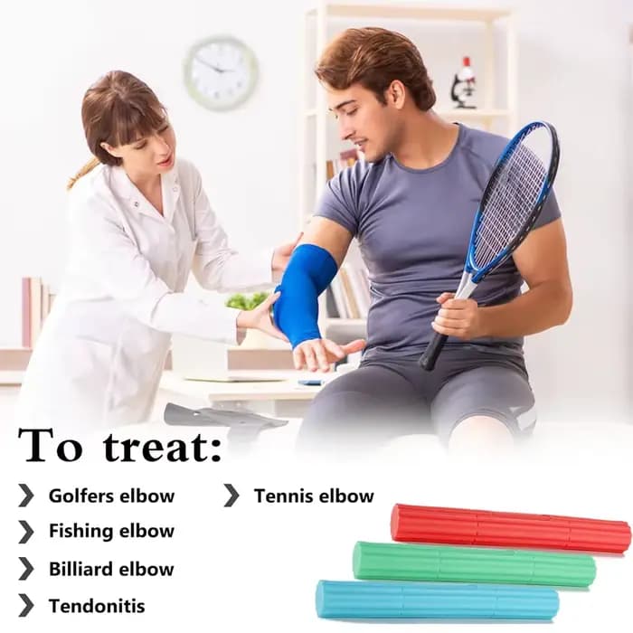 Barre flexible de thérapie du coude pour golfeurs