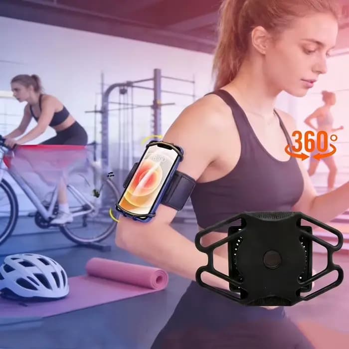 Bracelet de sport pour téléphone, réglable, respirant, pour la course, le cyclisme, la diffusion en direct et l'exercice en extérieur