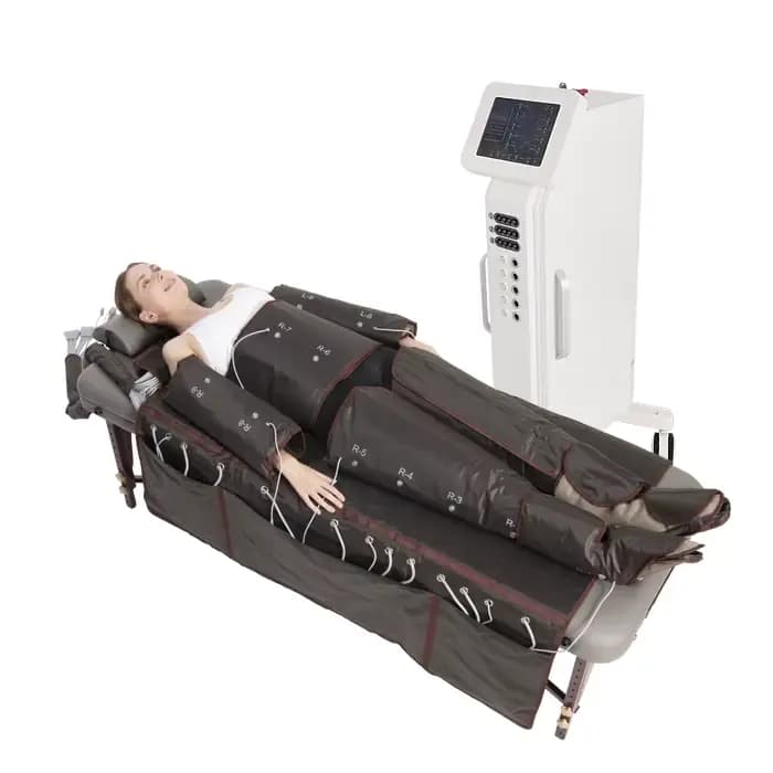 Machine professionnelle de drainage lymphatique de pressothérapie de stimulateur musculaire d'ems 3 en 1