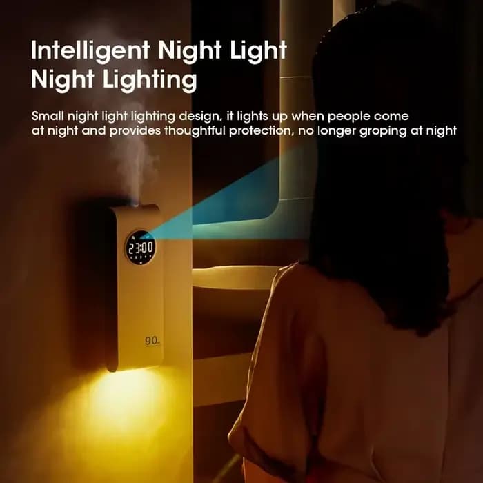 Diffuseur d'huiles essentielles rechargeable avec capteur automatique