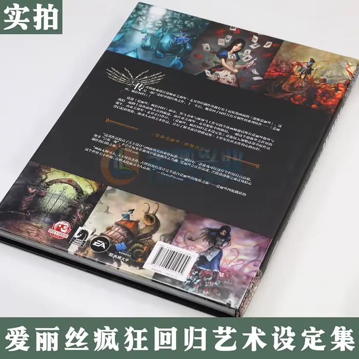Livre d'art Alice: Madness Returns | Collection d'art et de design conceptuels | Album d'illustrations de jeux PS3