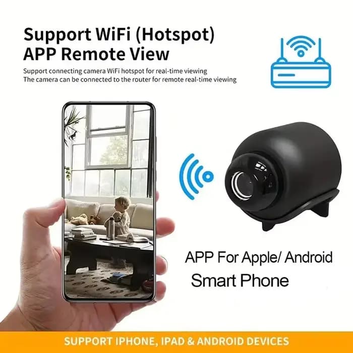 Nouvelle mini caméra X5 1080P, vision nocturne, légère, portable, caméras de qualité supérieure, détection de mouvement, caméra de surveillance sans fil