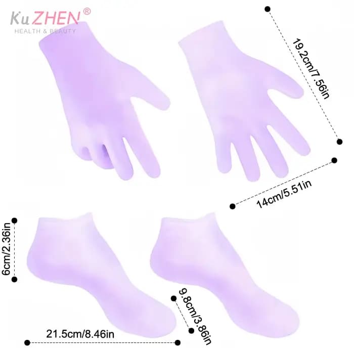 Masque pour les pieds Anti-fissure en Silicone SPA