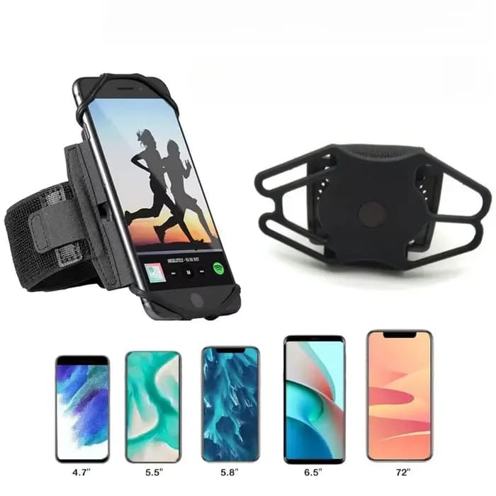 Bracelet de sport pour téléphone, réglable, respirant, pour la course, le cyclisme, la diffusion en direct et l'exercice en extérieur