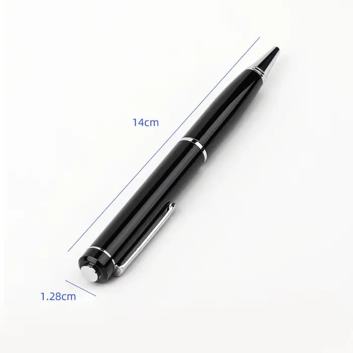 Stylo enregistreur vocal numérique, dispositif d'enregistrement Dictaphone activé par Audio, lecteur de musique professionnel avec câble USB, bouchon d'oreille