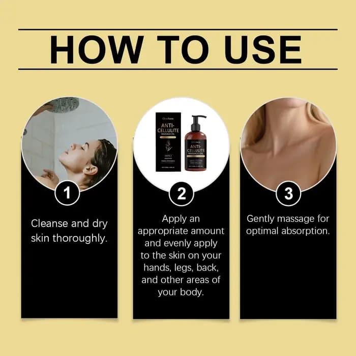 Huile de Massage corporel pour l'hydratation raffermissante