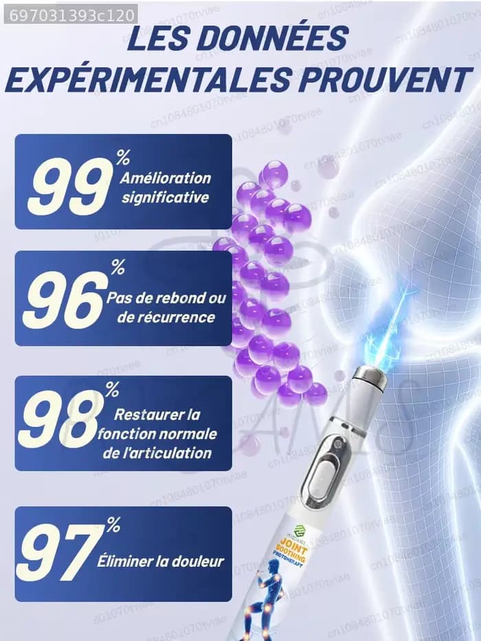 Les douleurs articulaires et les gonflements peuvent être soulagés avec un seul traitement