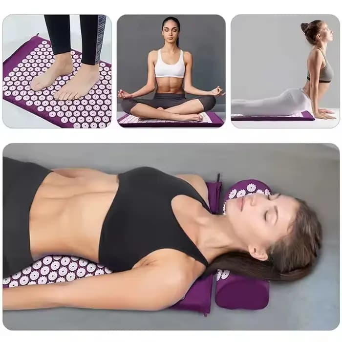 Tapis de massage et d'acupression à picots pour Yoga