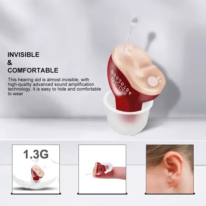 Aides auditives invisibles sans fil pour la surdité