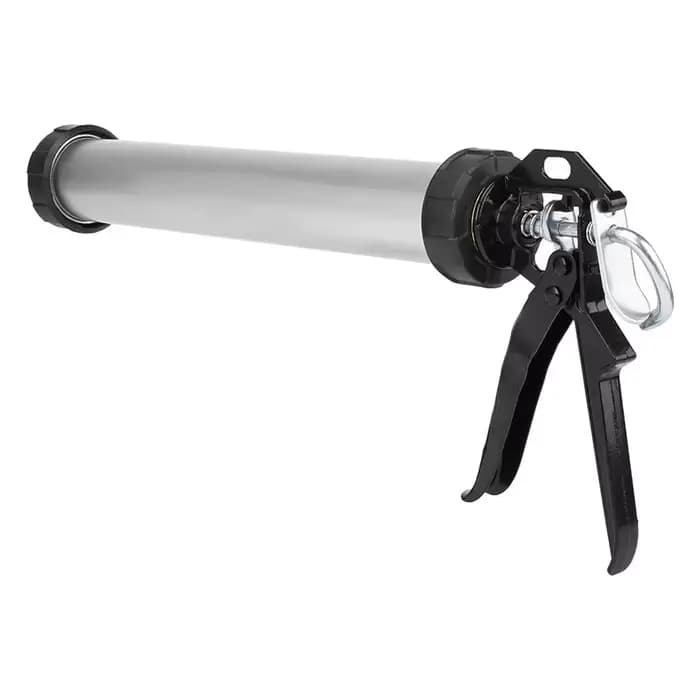 Pistolet à calfeutrer en aluminium et silicone, 600ml, 1 pièce, avec 10 buses pour calfeutrage et colle à verre