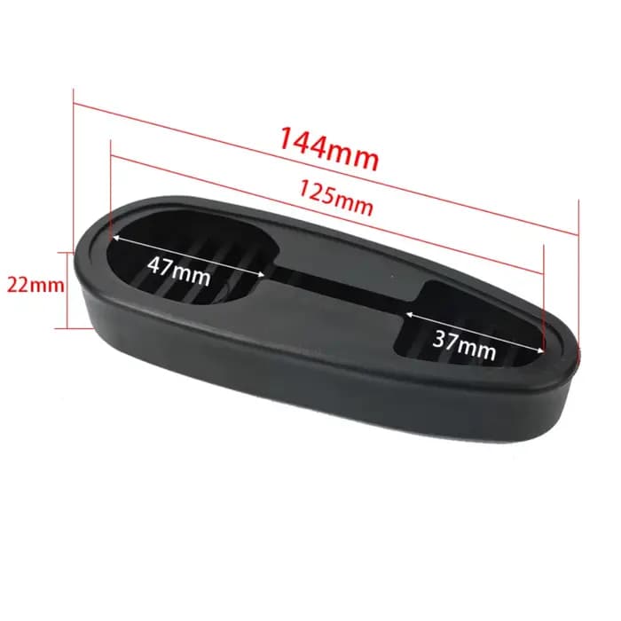 GUGULUZA – coussinet de recul en caoutchouc AR15, coussinet de recul nervuré furtif, bouton à enfiler pour fusil de chasse, Extension de protection des fesses