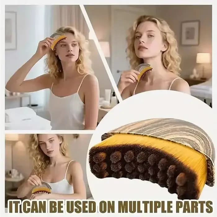 La brosse de massage pour le visage et le corps