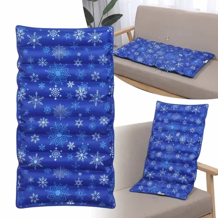 Coussin Rafraîchissant Rechargeable pour Animaux de Compagnie – Conception DIY, Tapis de Gel Refroidissant Portable et Pliable pour l'Été, Remplissable d'Eau, Idéal pour Voiture, Maison, Bureau