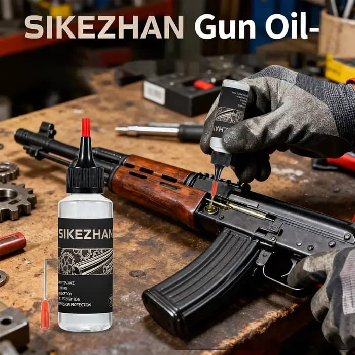 Kit de nettoyage universel pour armes à feu, lubrifiant à l'huile pour pistolet, nettoyeur CLP, entretien des armes antirouille, protection professionnelle, 60 ml/bouteille