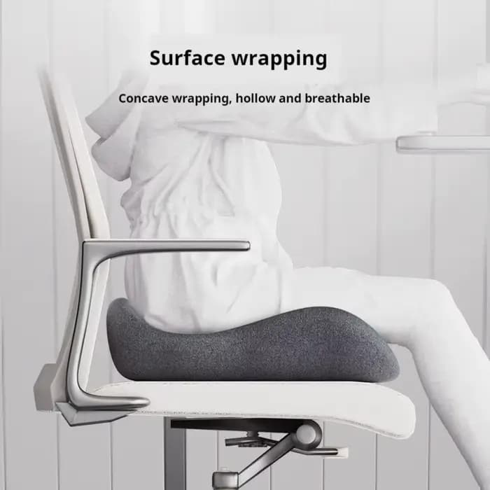 Coussin de soulagement de la pression du coccyx assis au bureau