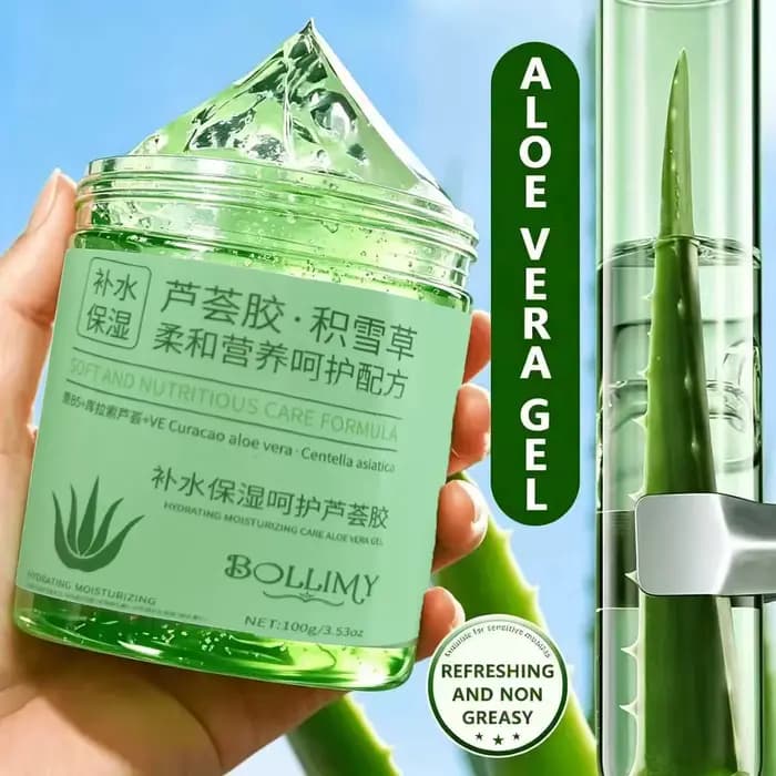 Gel d'aloe vera et de centella asiatica